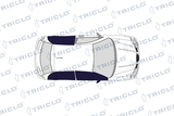 TRICLO Väljaspoolne uksekäepide 123308