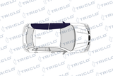 TRICLO Väljaspoolne uksekäepide 125029