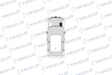 TRICLO Šarniir,mootorikapott 203460