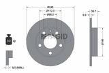 PAGID Тормозной диск 50311NC