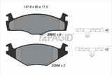 PAGID Комплект тормозных колодок, дисковый тормоз T0388N