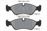 PAGID Комплект тормозных колодок, дисковый тормоз T1082N