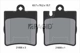 PAGID Комплект тормозов, дисковый тормозной механизм T1152N-52153N-01
