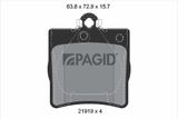 PAGID Комплект тормозов, дисковый тормозной механизм T1153N-52153N-00