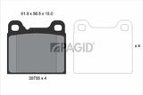 PAGID Bromssats, skivbroms T1184N-54009N-00