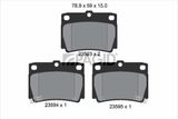PAGID Комплект тормозных колодок, дисковый тормоз T1254N