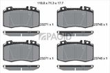 PAGID Комплект тормозов, дисковый тормозной механизм T1318N-54198N-00