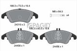 PAGID Комплект тормозов, дисковый тормозной механизм T1624N-54634N-00