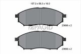 PAGID Комплект тормозных колодок, дисковый тормоз T1679N
