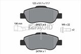 PAGID Bromssats, skivbroms T1832N-54180N-00