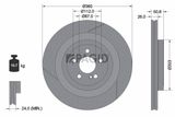 PAGID Комплект тормозов, дисковый тормозной механизм T2187N-56198N-00