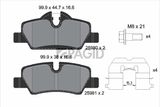 PAGID Комплект тормозных колодок, дисковый тормоз T2341N