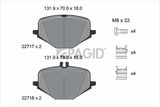 PAGID Комплект тормозных колодок, дисковый тормоз T2348N