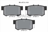 PAGID Комплект тормозных колодок, дисковый тормоз T3017N