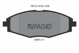 PAGID Комплект тормозных колодок, дисковый тормоз T3093N
