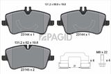 PAGID Комплект тормозных колодок, дисковый тормоз T5112N