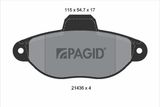 PAGID Комплект тормозных колодок, дисковый тормоз T9031N