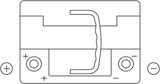 EXIDE Startera akumulatoru baterija EA601