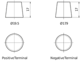 EXIDE Startera akumulatoru baterija EA601