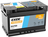 EXIDE Стартерная аккумуляторная батарея EA722