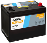 EXIDE Startera akumulatoru baterija EA754