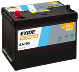EXIDE Startera akumulatoru baterija EA755