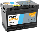 EXIDE Startera akumulatoru baterija EA770