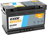 EXIDE Startera akumulatoru baterija EA900