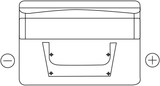 EXIDE Startera akumulatoru baterija EC542