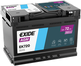 EXIDE Käivitusaku EK720
