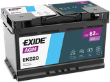 EXIDE Startera akumulatoru baterija EK820