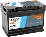EXIDE Стартерная аккумуляторная батарея EL700