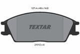 TEXTAR Комплект тормозных колодок, дисковый тормоз 2101204