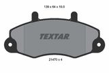 TEXTAR Комплект тормозных колодок, дисковый тормоз 2147001