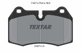 TEXTAR stabdžių trinkelių rinkinys, diskinis stabdys 2147102