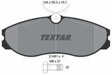 TEXTAR Bromsbeläggssats, skivbroms 2148101