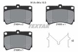 TEXTAR stabdžių trinkelių rinkinys, diskinis stabdys 2165404