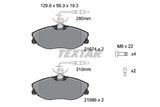 TEXTAR Комплект тормозных колодок, дисковый тормоз 2167403
