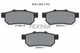 TEXTAR Комплект тормозных колодок, дисковый тормоз 2173801