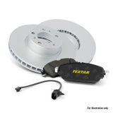 TEXTAR Комплект тормозов, дисковый тормозной механизм 2189803-0327-01