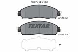 TEXTAR Комплект тормозных колодок, дисковый тормоз 2243901