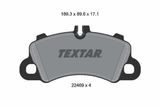 TEXTAR Bremžu uzliku kompl., Disku bremzes 2246901