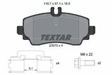 TEXTAR Комплект тормозов, дисковый тормозной механизм 2307003-0912-00