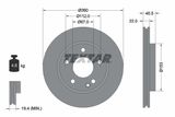 TEXTAR Комплект тормозов, дисковый тормозной механизм 2307004-0913-00
