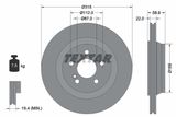 TEXTAR Комплект тормозов, дисковый тормозной механизм 2307801-1090-00