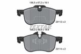 TEXTAR Комплект тормозных колодок, дисковый тормоз 2311203