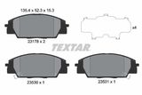 TEXTAR Комплект тормозных колодок, дисковый тормоз 2317801
