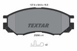 TEXTAR Bremžu uzliku kompl., Disku bremzes 2329002