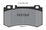 TEXTAR Комплект тормозов, дисковый тормозной механизм 2347802-0568-00