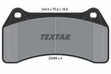 TEXTAR Bremžu uzliku kompl., Disku bremzes 2348901